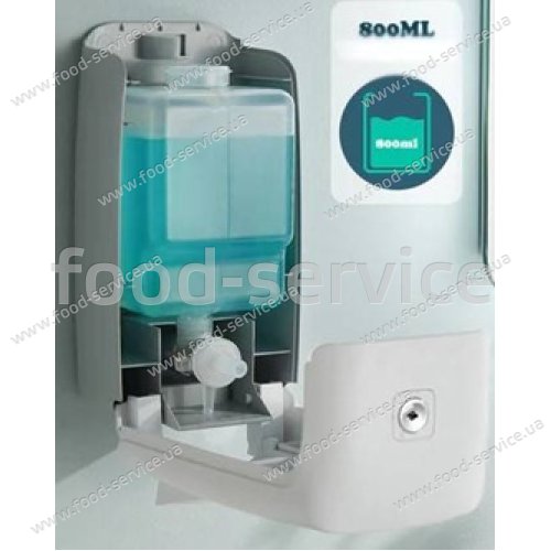 Ручной дозатор для жидкого мыла Berg HSD-F9088 белый 800мл